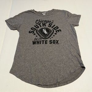 Tailgate Chicago South Side White Sox Womens SZ Medium Grey‎ Gray Shirt Baseball